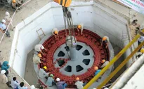Lắp đặt thành công rotor tổ máy số 1 thủy điện Krong Nô 3