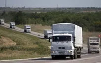 Đoàn xe cứu trợ thứ 13 của Nga tới miền Đông Ukraine