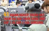 Tỷ lệ nội địa hóa sản phẩm của Samsung là 36%