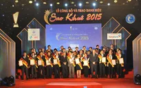 Sao Khuê 2015: Chỉ có 1 sản phẩm xếp hạng 5 sao