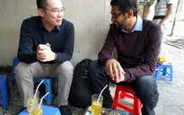 CEO Google ngồi trà chanh Nhà Thờ với Nguyễn Hà Đông