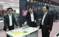 Tổng Giám đốc Đài THVN thăm và chúc Tết các đơn vị trong đêm giao thừa