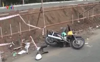 Tai nạn nghiêm trọng do thi công sửa đường không có biển cảnh báo