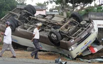 Lâm Đồng: Tai nạn xe khách, 18 người bị thương
