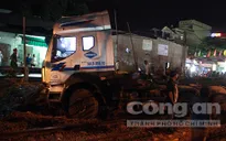 Đồng Nai: Tàu hỏa tông xe rơ-moóc, giao thông tê liệt nhiều giờ