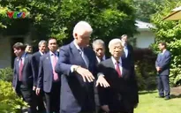 Tổng Bí thư thăm gia đình nguyên Tổng thống Bill Clinton