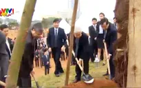 Tổng Bí thư tham dự Tết trồng cây tại khu công nghệ cao Hòa Lạc