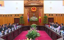 Thủ tướng Nguyễn Tấn Dũng hội đàm với Thủ tướng Lào