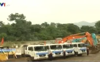 Tiếp tục thi công đập dâng Tân Mỹ, Ninh Thuận