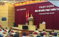 Quảng Ninh phát động ủng hộ khắc phục thiên tai