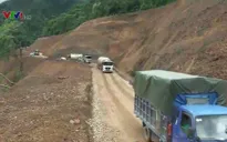 Điện Biên: Thông xe đoạn đường sạt lở trên Quốc lộ 12