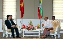 Thủ tướng Nguyễn Tấn Dũng hội kiến Tổng thống Myanmar