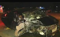 Quảng Bình: Xe ô tô tự gây tai nạn, 6 người bị thương