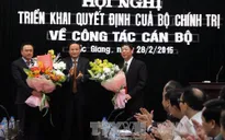 Trao quyết định của Bộ Chính trị về nhân sự tỉnh Bắc Giang