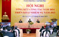 Văn phòng Chính phủ triển khai nhiệm vụ năm 2015