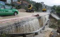 Mưa lũ gây sạt lở nhiều tuyến quốc lộ khu vực phía Bắc
