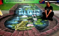 Gặp chàng họa sĩ vẽ tranh 3D lớn nhất Việt Nam