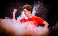 Minxu Quốc Minh tung ảnh "độc" cổ vũ đội tuyển Việt Nam