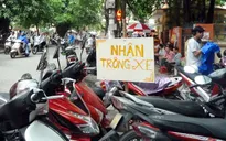 Dịch vụ trông giữ xe được đà đội giá dịp nghỉ lễ