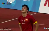 Thanh Bình bỏ lỡ cơ hội tốt nhất của U23 Việt Nam trong hiệp 1