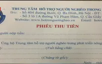 Cảnh giác trước chiêu trò huy động tiền của Trung tâm hỗ trợ người nghèo