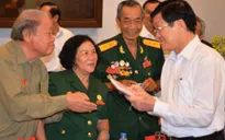 Chủ tịch nước Trương Tấn Sang gặp mặt các cựu tù cách mạng