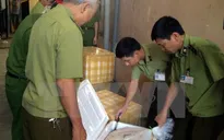 Thu giữ 14 thùng xốp chứa nội tạng bốc mùi hôi thối ở Ninh Bình