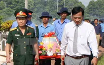 An táng hài cốt quân tình nguyện Việt Nam hy sinh ở Campuchia