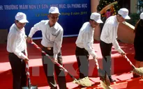 Khởi công xây dựng trường mẫu giáo tại huyện đảo Lý Sơn