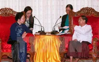 Phó Chủ tịch nước Nguyễn Thị Doan gặp Thủ hiến Yangon, Myanmar