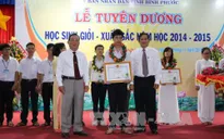 Bình Phước tuyên dương học sinh xuất sắc