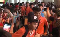 U23 Việt Nam được chào đón nồng nhiệt sau SEA Games 28