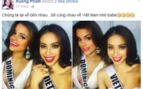 Trượt Top 15, Phạm Hương rủ Hoa hậu Dominican về Việt Nam