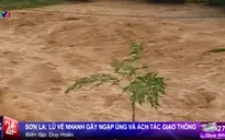 Lũ về nhanh, Sơn La ngập sâu trong nước, giao thông ách tắc