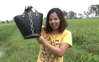 Túi xách tái chế từ lốp xe ở Ý Yên, Nam Định chinh phục thị trường châu Âu