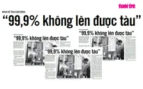 Tết Bính Thân 2016: ‘Cò’ vé tàu Tết hết đường làm ăn?