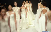 Ngắm những mẫu váy cưới pha ren tinh tế của Aolisha
