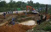 Đường ống sông Đà lại gặp sự cố