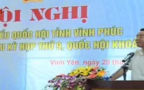 Vĩnh Phúc: Đoàn đại biểu Quốc hội tiếp xúc cử tri là công nhân lao động