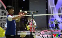 Mãn nhãn với những pha đỡ cầu điệu nghệ tại VCK Robocon Việt Nam 2015