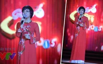 Gala cười 2015: MC Thảo Vân thướt tha với áo dài truyền thống