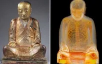Trung Quốc: Phát hiện xác ướp bên trong tượng Phật 1.000 tuổi
