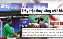 Trầy trật thay thế xăng A92 bằng xăng E5