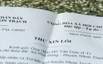 Đồng Nai: Trễ hẹn, chính quyền chủ động xin lỗi dân