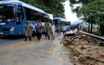 Quốc lộ 4D đi Sa Pa cơ bản thông tuyến sau mưa lũ