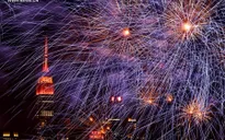 Rực rỡ pháo hoa mừng năm mới Bính Thân 2016 tại New York