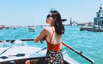 Ngắm gu thời trang cực chất của Kỳ Duyên tại trời Âu