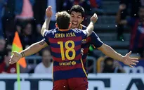 Suarez lập hat-trick, Barca đăng quang ngôi vô địch La Liga 2015/16