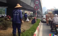 Sau 3 tháng tạm dừng, Hà Nội cắt cỏ trở lại