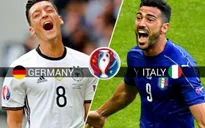 Lịch trực tiếp tứ kết EURO 2016 hôm nay: Đại chiến Đức - Italy (VTV3 & VTV3HD, VTV9)
